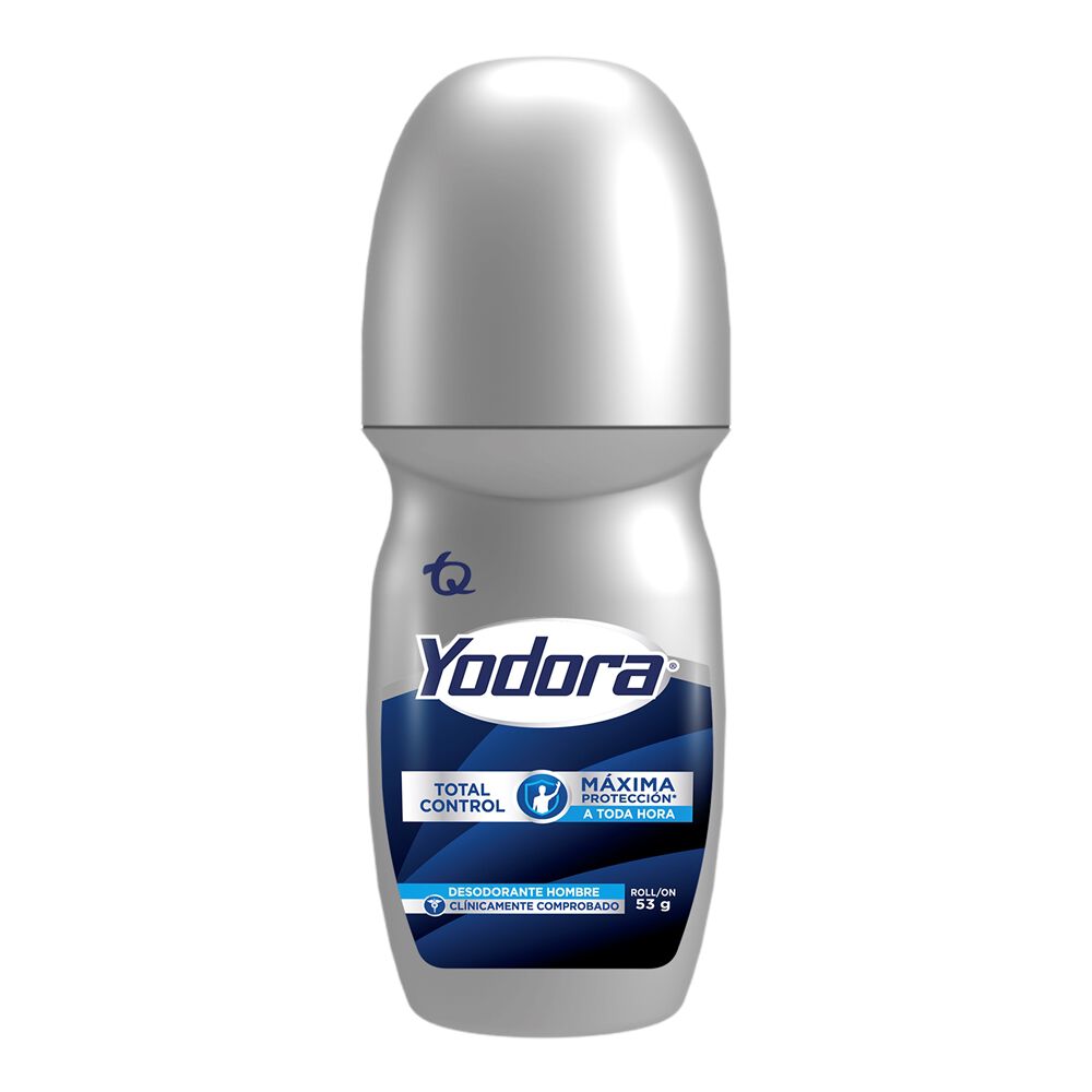 Desodorante Roll On Yodora Hombre Total Control Frasco X 53Gr